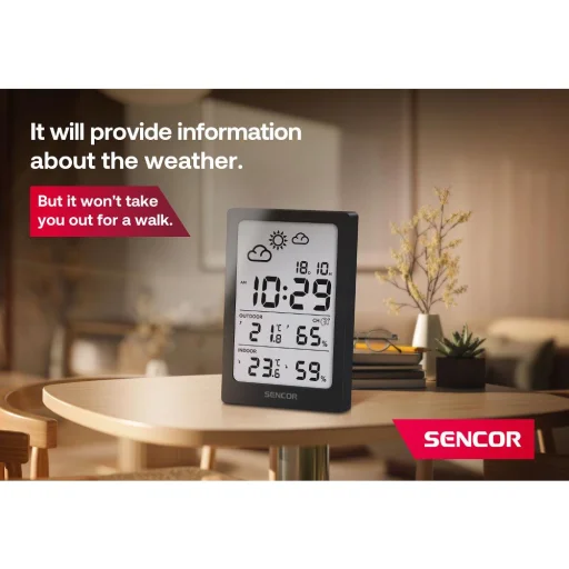 SENCOR SWS 2300 vezeték nélküli időjárás-állomás érzékelővel - 8