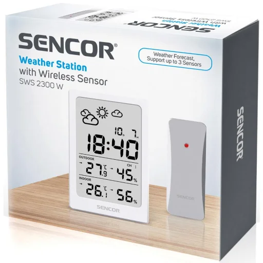 SENCOR SWS 2300 vezeték nélküli időjárás-állomás érzékelővel - 9