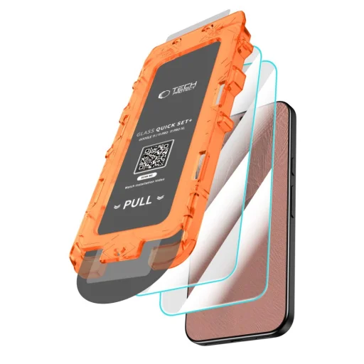 Google Pixel 9 / 9 Pro / 10 / 10 Pro / 11 / 11 Pro Tech-Protect Quick Set+ tvrdené sklo, 2 ks, číre - 2