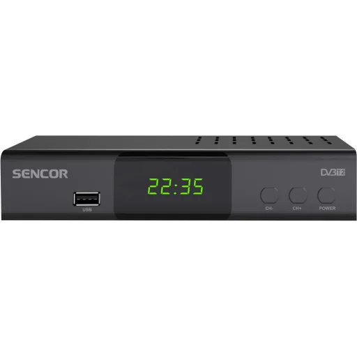 SENCOR SDB 5007T DVB-T2 HEVC/H.265 digitálny pozemný prijímač s nahrávaním na USB - 1