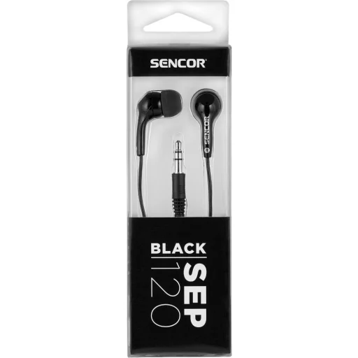 Sencor SEP 120 BLACK sztereó fülhallgató, fekete - 2