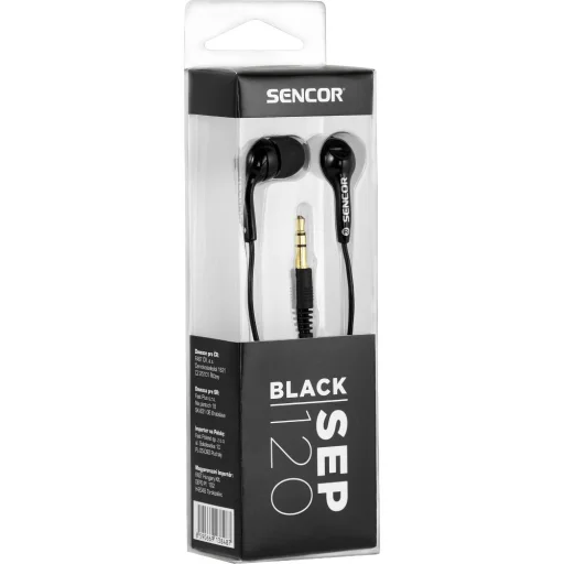 Sencor SEP 120 BLACK sztereó fülhallgató, fekete - 4