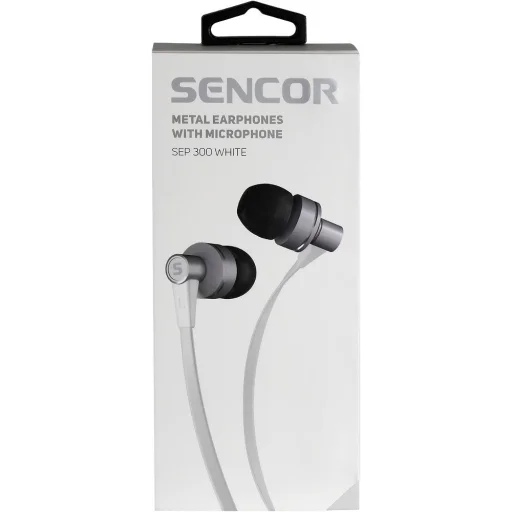 SENCOR SEP 300 MIC WHITE fülbe helyezhető headset fehér - 3