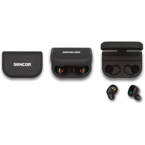 SENCOR SEP 520BT BK True Wireless Bluetooth fülhallgató 2200 mAh power bankkal, fekete - 9