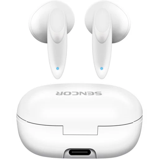 SENCOR SEP 530BT WH Bluetooth TWS vezeték nélküli fülhallgató mikrofonnal, fehér - 3