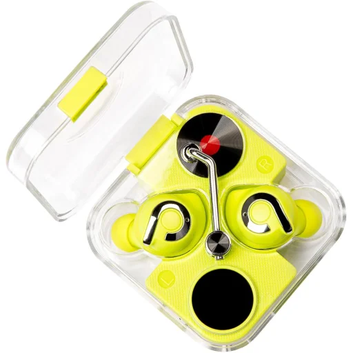 SENCOR SEP 550BT GR Bluetooth fülhallgató átlátszó töltőtokkal, zöld - 3
