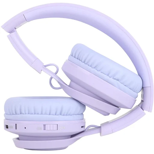 Sencor SEP Frieza Purple gyermek Bluetooth fejhallgató RGB világítással, kék - 6