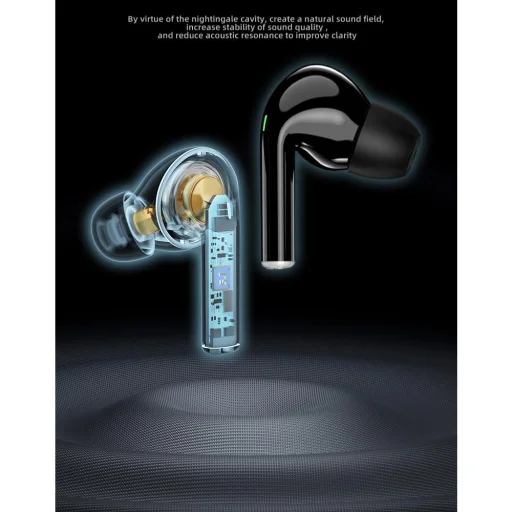Buxton BTW 4600 Grey TWS Bluetooth slúchadlá s nabíjacím puzdrom, sivé - 9
