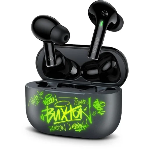 Buxton BTW 4600 Grey TWS Bluetooth slúchadlá s nabíjacím puzdrom, sivé - 22