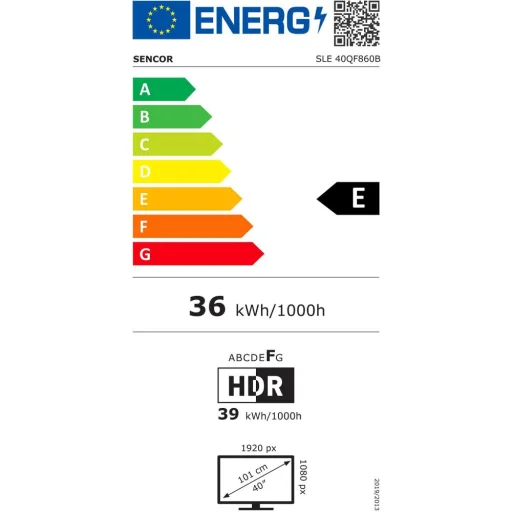 SLE 40QF860B QLED WEBOS SMART TV SENCOR - 8