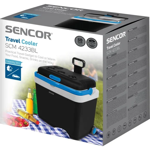 SENCOR SCM 4233BL-EUE3 autós hűtőtáska 33 l, hűtő-fűtő funkcióval - 3
