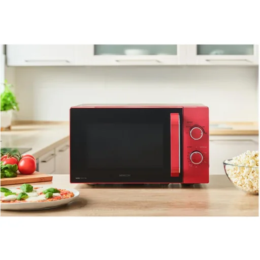 SENCOR SMW 1920RD mikrohullámú sütő, 20 l, 700 W, piros - 6