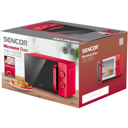 SENCOR SMW 1920RD mikrohullámú sütő, 20 l, 700 W, piros - 9