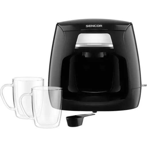 SENCOR SCE 2100BK filteres kávéfőző 0,3 l, 2 üvegcsészével, fekete - 2