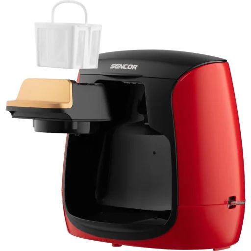 SENCOR SCE 2101RD filteres kávéfőző 0,3 l, 2 üvegcsészével - 4