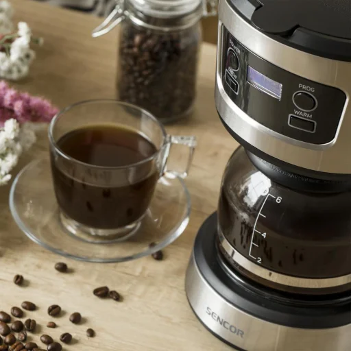 SENCOR SCE 3700BK filteres kávéfőző, 0,75 l, 6 csésze, fekete - 14
