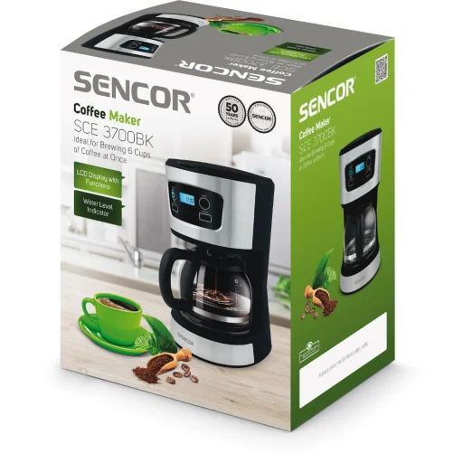 SENCOR SCE 3700BK filteres kávéfőző, 0,75 l, 6 csésze, fekete - 20