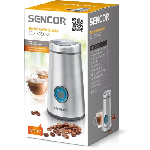 SENCOR SCG 3050SS kávédaráló 50 g, 150 W, rozsdamentes acél - 2