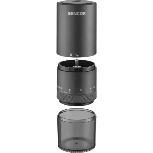 Sencor SCG 4000BK vezeték nélküli USB-C újratölthető kávédaráló, 25 g, fekete - 4