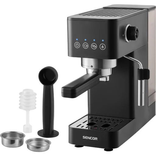 Sencor SES 1510BK karos presszókávéfőző, 20 bar, 1350 W, fekete - 1
