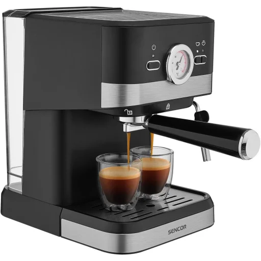 SENCOR SES 1721BK eszpresszó kávéfőző, 20 bar, 1050 W, 1,5 l - 2