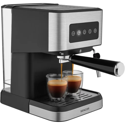 SENCOR SES 4020SS Espresso/Cappuccino kávovar, nerezovo-čierny, 20 bar - 2