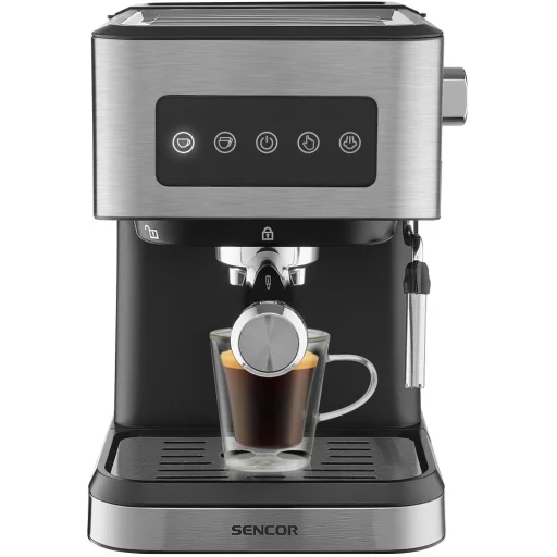 SENCOR SES 4020SS Espresso/Cappuccino kávovar, nerezovo-čierny, 20 bar - 3