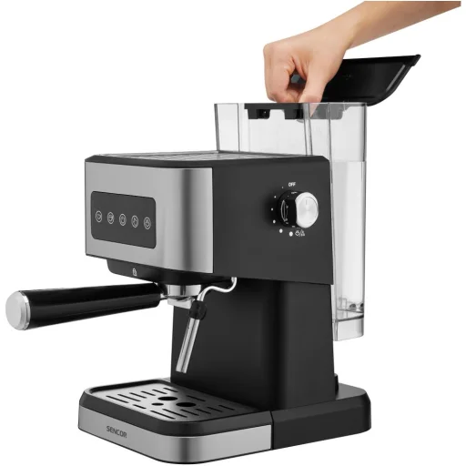 SENCOR SES 4020SS Espresso/Cappuccino kávovar, nerezovo-čierny, 20 bar - 9