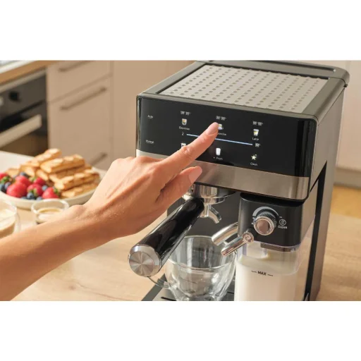 SENCOR SES 4060BK félautomata eszpresszó kávéfőző automatikus tejhabosítóval, 20 bar, 1,8 l, fekete - 9