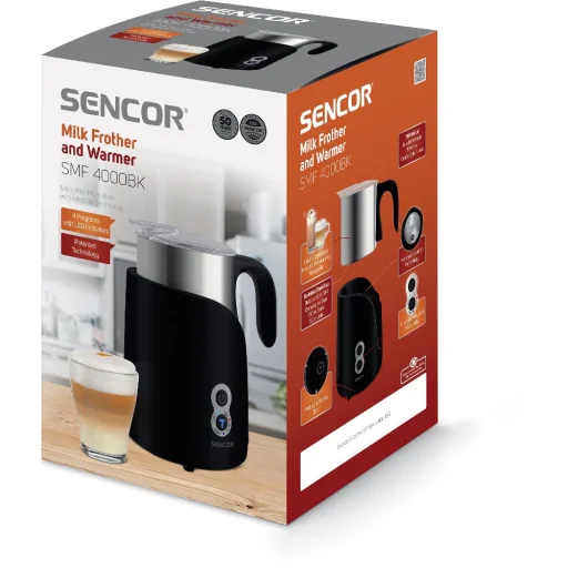 SENCOR SMF 4000BK indukciós tejhabosító és tejmelegítő, 300 ml, fekete - 11