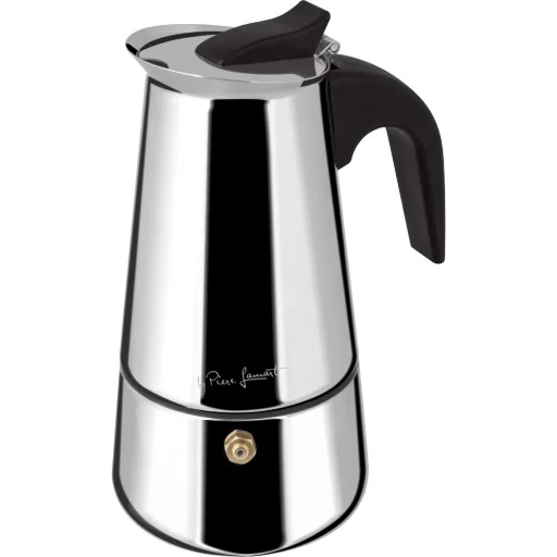 LAMART LT7077 Moka Express kotyogós kávéfőző 300 ml, 6 csészés, rozsdamentes acél, indukciós - 1