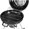 FIELDMANN FZG 1004 faszenes grillsütő fedéllel, 54,5 cm, fekete thumbnail