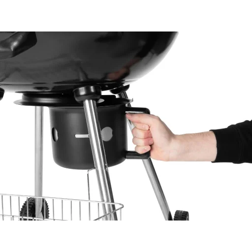 FIELDMANN FZG 1004 faszenes grillsütő fedéllel, 54,5 cm, fekete - 5