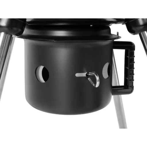 FIELDMANN FZG 1004 faszenes grillsütő fedéllel, 54,5 cm, fekete - 6