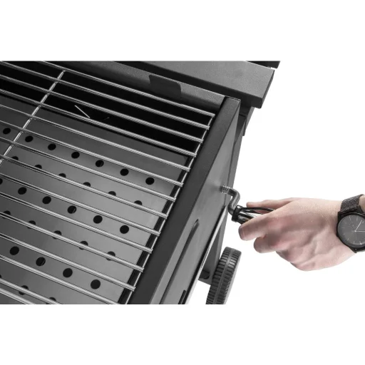FIELDMANN FZG 1008 faszenes grillsütő, fekete, 55,6 x 41,5 cm grillezőfelülettel - 5