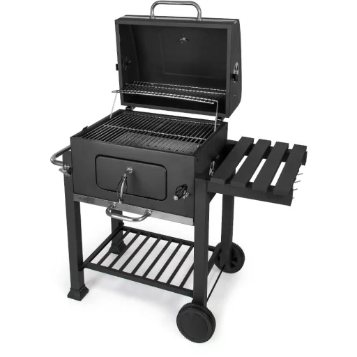 FIELDMANN FZG 1008 faszenes grillsütő, fekete, 55,6 x 41,5 cm grillezőfelülettel - 2