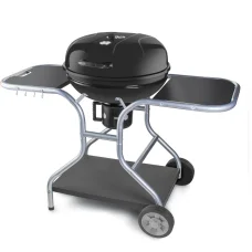 FIELDMANN FZG 1014 faszenes grillsütő, fekete, Ø 54 cm grillezőfelülettel