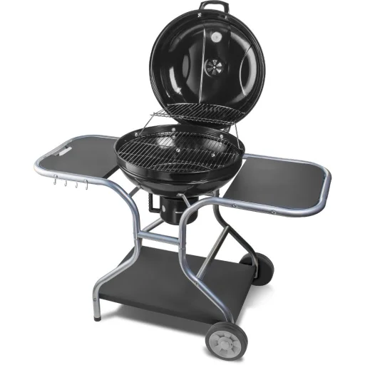 FIELDMANN FZG 1014 faszenes grillsütő, fekete, Ø 54 cm grillezőfelülettel - 2