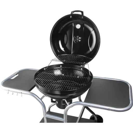 FIELDMANN FZG 1014 faszenes grillsütő, fekete, Ø 54 cm grillezőfelülettel - 3
