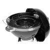 FIELDMANN FZG 1017 faszenes grillsütő fedéllel, hőmérővel, 50,5 cm, fekete thumbnail