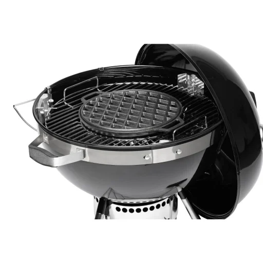 FIELDMANN FZG 1017 faszenes grillsütő fedéllel, hőmérővel, 50,5 cm, fekete - 5