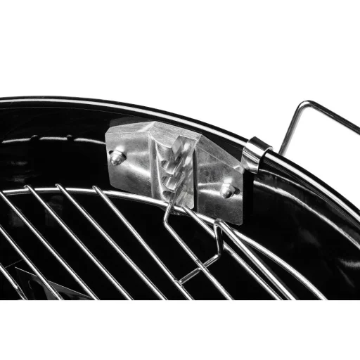 FIELDMANN FZG 1017 faszenes grillsütő fedéllel, hőmérővel, 50,5 cm, fekete - 6