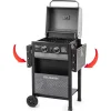 FIELDMANN FZG 3000 2 égőfejes gázgrill öntöttvas ráccsal thumbnail
