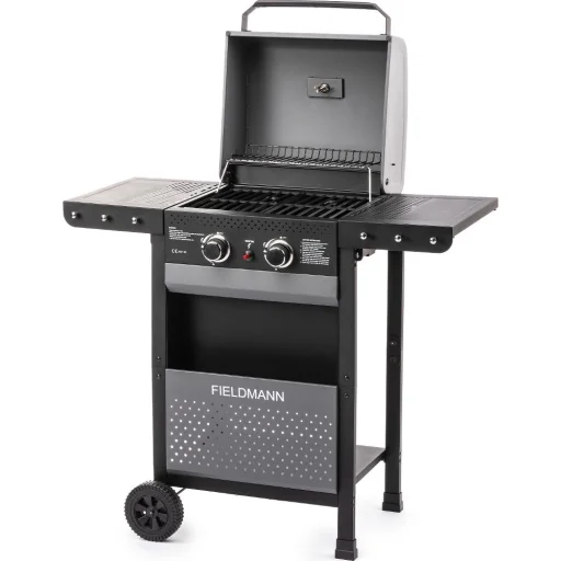 FIELDMANN FZG 3000 2 égőfejes gázgrill öntöttvas ráccsal - 2