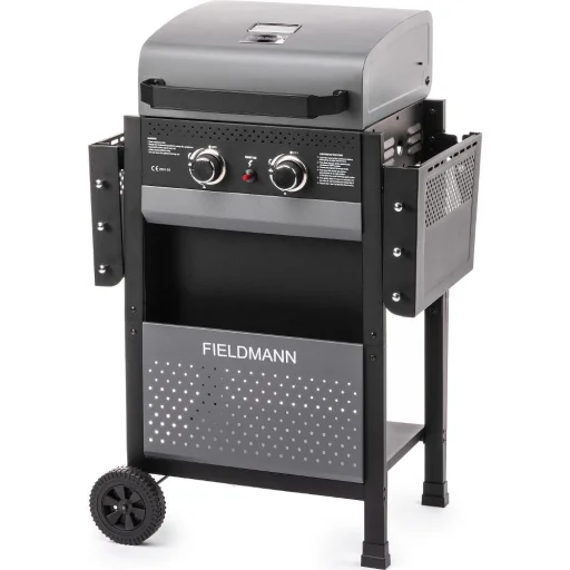 FIELDMANN FZG 3000 2 égőfejes gázgrill öntöttvas ráccsal - 4