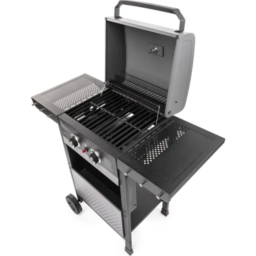 FIELDMANN FZG 3000 2 égőfejes gázgrill öntöttvas ráccsal - 6