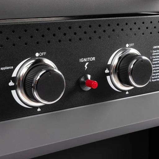 FIELDMANN FZG 3000 2 égőfejes gázgrill öntöttvas ráccsal - 7