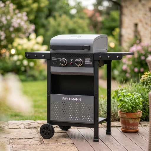 FIELDMANN FZG 3000 2 égőfejes gázgrill öntöttvas ráccsal - 9