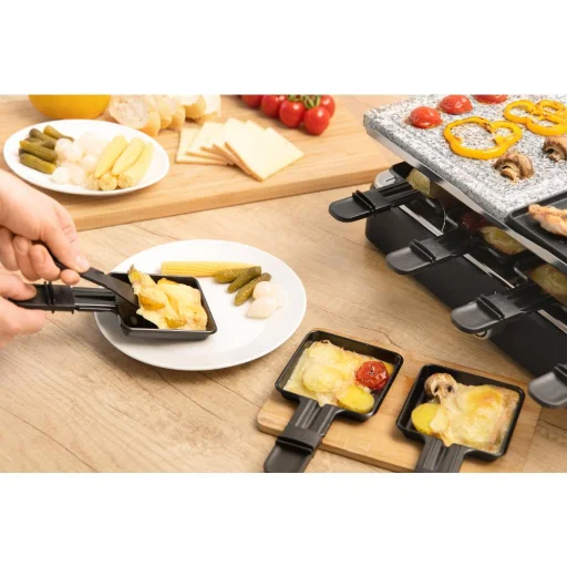 SENCOR SBG 0260BK Raclette grill 1400 W, 8 edénnyel és 8 spatulával - 10