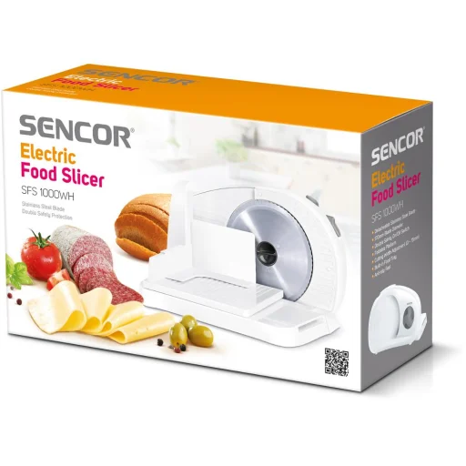SENCOR SFS 1000WH elektromos szeletelő 100 W, fehér-szürke - 3
